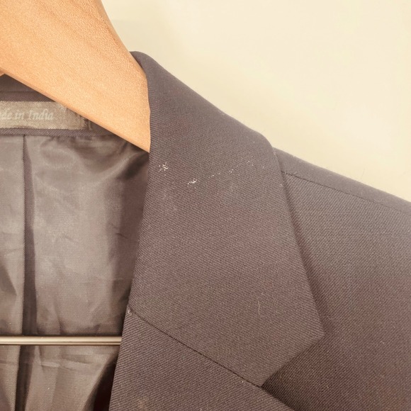 Michael Kors Mens Navy Wool Blend Blazer Jacket Size 38S - Picture 7 of 14